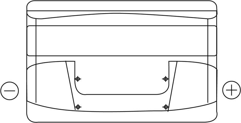 EXIDE EB950 Starterio akumuliatorius