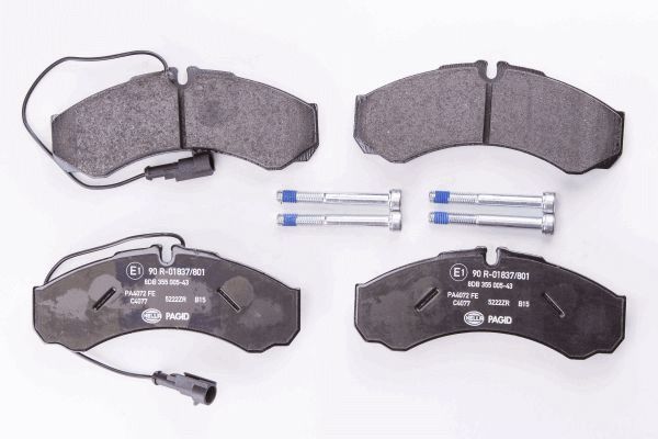 HELLA PAGID 8DB 355 005-431 Brake Pad Set, disc brake