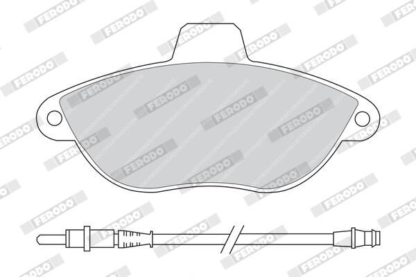 FERODO FVR1002 Brake Pad Set, disc brake