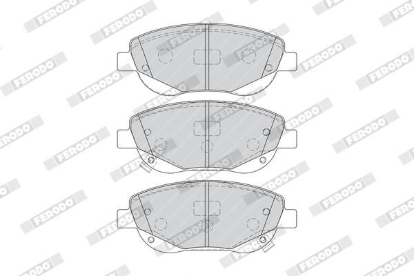FERODO FDB4276 Brake Pad Set, disc brake