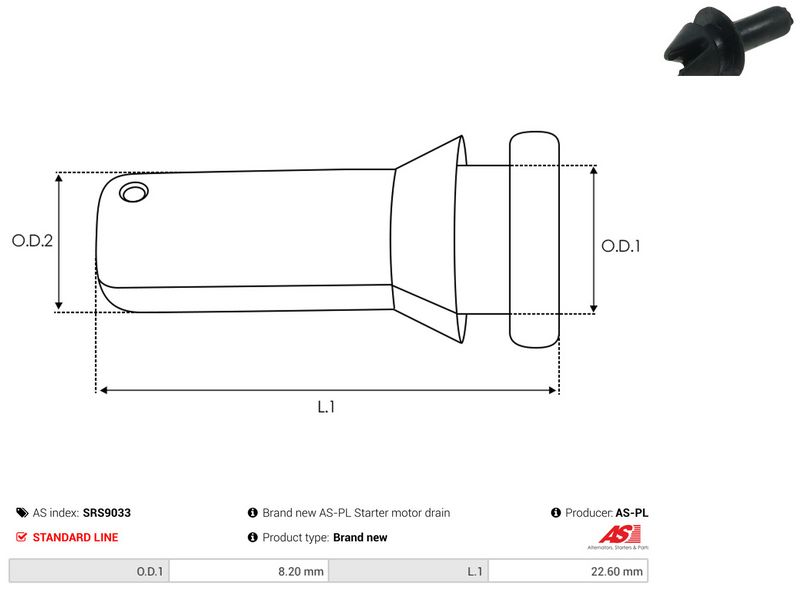 AS-PL SRS9033 Repair Kit, starter