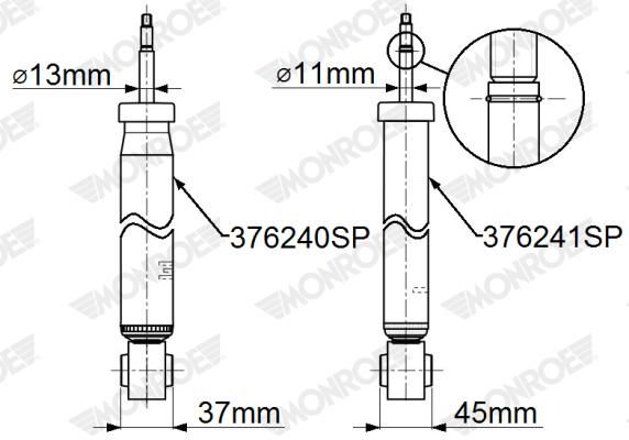 MONROE 376241SP Shock Absorber