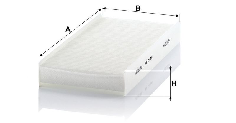 Filter, salongiõhk, MANN-FILTER CU 3847