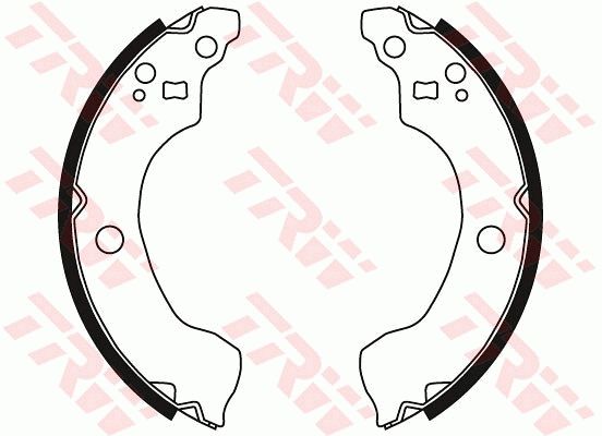 TRW GS8487 Brake Shoe Set