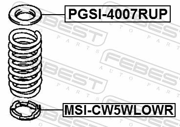 FEBEST MSI-CW5WLOWR Spring Seat