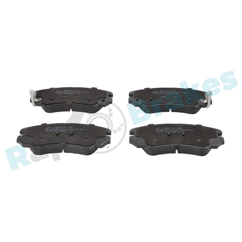 RAP BRAKES R-P1146 Brake Pad Set, disc brake