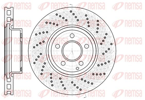 Гальмівний диск, Remsa 61185.10