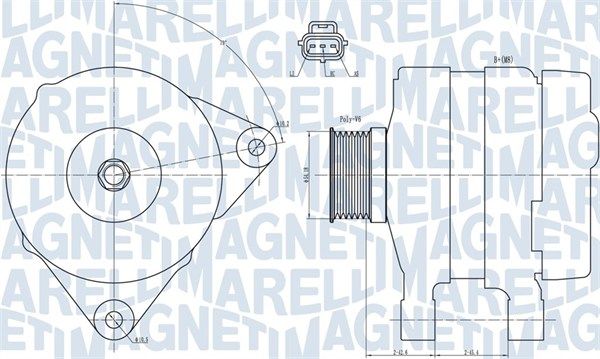 Генератор, Magneti Marelli 063731834010