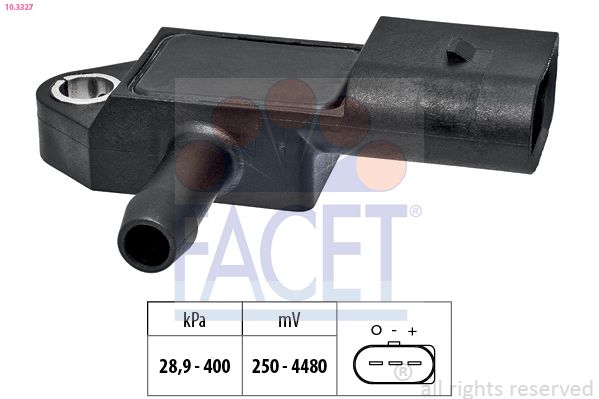 Датчик тиску повітря, регулювання висоти, Facet 10.3327