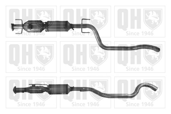 QUINTON HAZELL Korom-/részecskeszűrő, kipufogó QDPF11028H