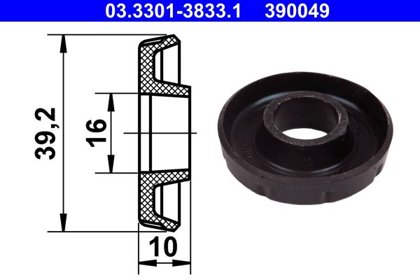 ATE Manchette, hoofdremcilinder 03.3301-3833.1