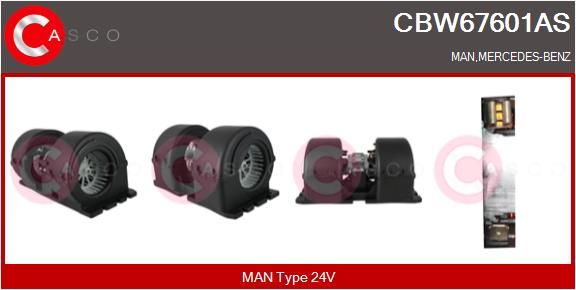 vnitřní ventilátor CBW67601AS