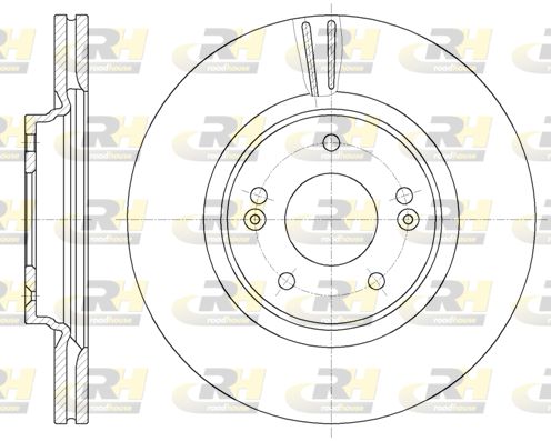 Диск тормозной (передний) ROADHOUSE