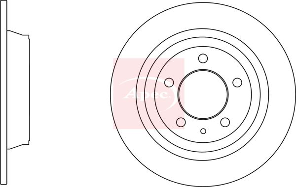 APEC Brake Disc DSK3121