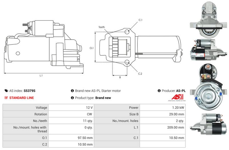 AS-PL S5379S Starter