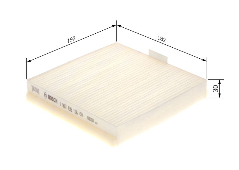 BOSCH 1 987 435 106 Filter, cabin air