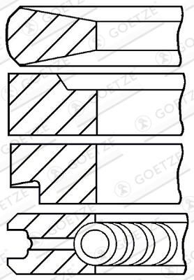 Jeu+segments+pistons GOETZE ENGINE 08-100100-00