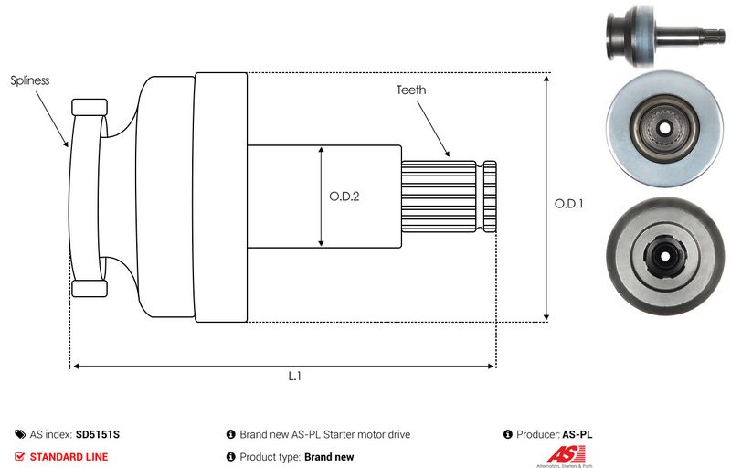 Vabajooks, starter, AS-PL SD5151S