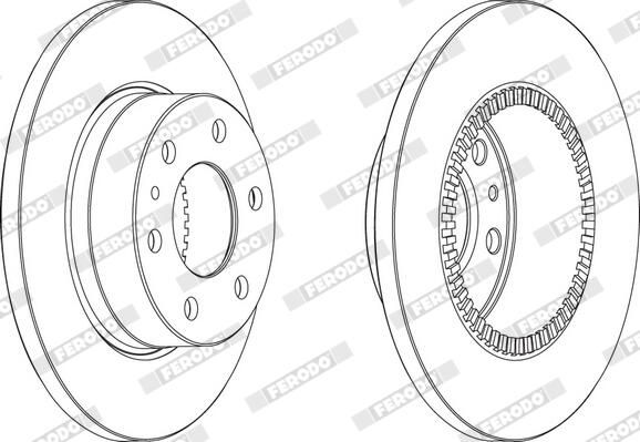 Brzdový kotouč FCR316A