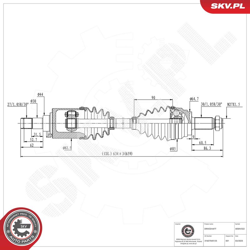 Veovõll, ESEN SKV 40SKV322