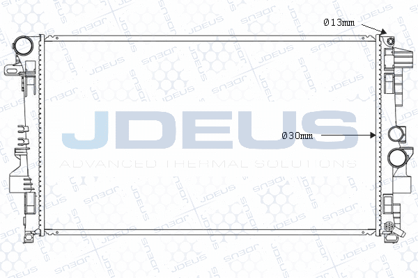 JDEUS hűtő, motorhűtés M-0170780