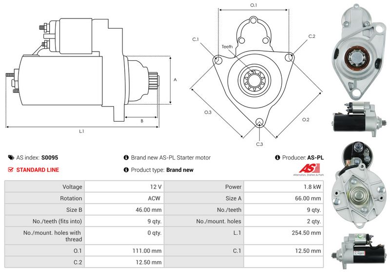 AS-PL S0095 Starter