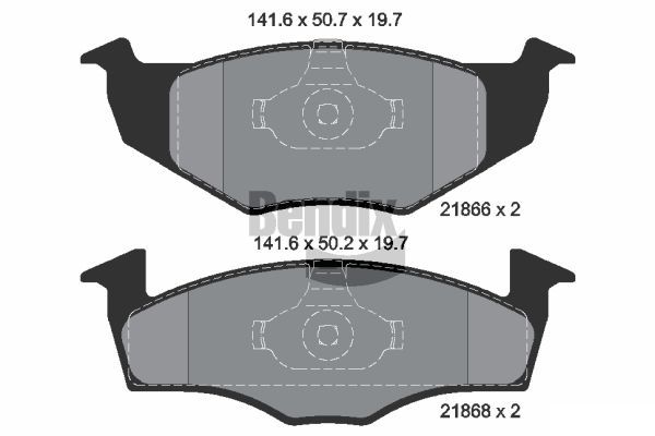 BENDIX Braking fékbetétkészlet, tárcsafék BPD1549