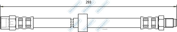 APEC Brake Hose BHO4161