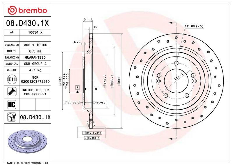This part match OEM code: 58411D7700