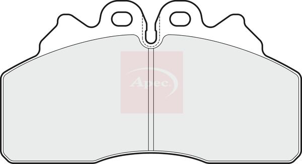 APEC Brake Pad Set, disc brake PAD1728
