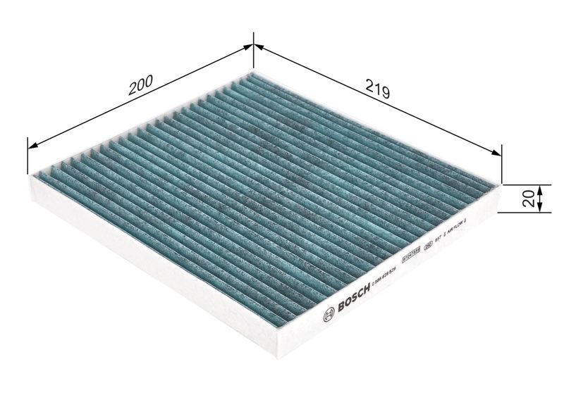 BOSCH 0 986 628 529 Filter, cabin air