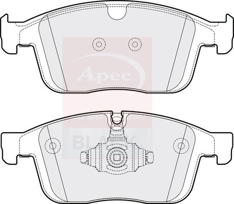 APEC Brake Pad Set, disc brake PAD2160B
