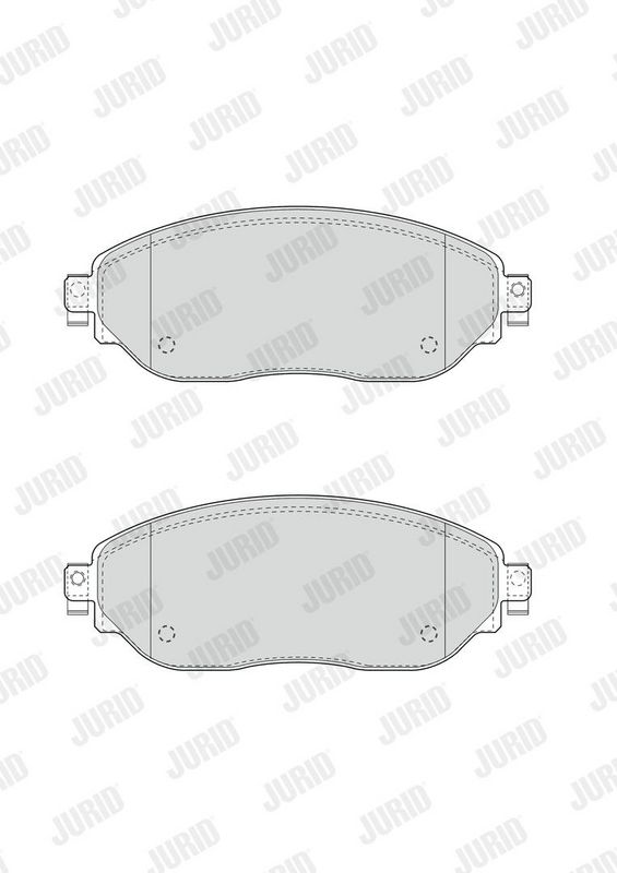 Sada brzdových destiček, kotoučová brzda 573656J