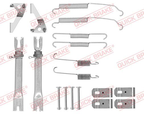 Комплект приладдя, гальмівна колодка, Quick Brake 105-0015S