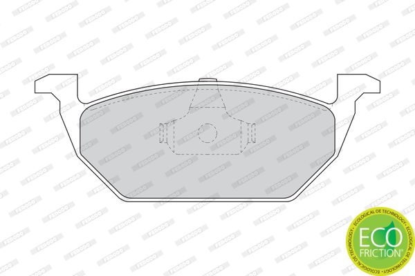 FERODO FDB1094 Brake Pad Set, disc brake