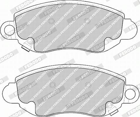 FERODO FVR1381 Brake Pad Set, disc brake