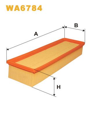 Повітряний фільтр, Wix Filters WA6784