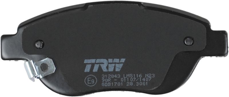 TRW GDB1701 Brake Pad Set, disc brake