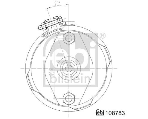FEBI BILSTEIN 108783 Diaphragm Brake Cylinder