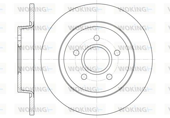 Тормозной диск на C-MAX, C30, C70, Focus, Focus C-MAX, S40, V50