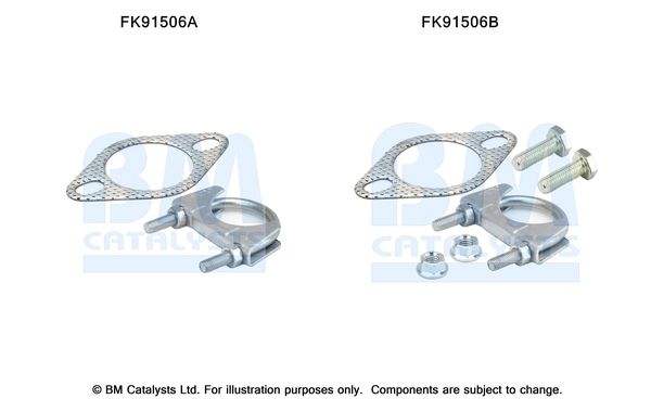 BM CATALYSTS szerelőkészlet, katalizátor FK91506