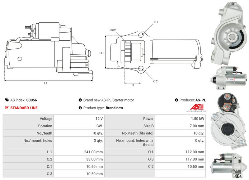 AS-PL S3056 Starter
