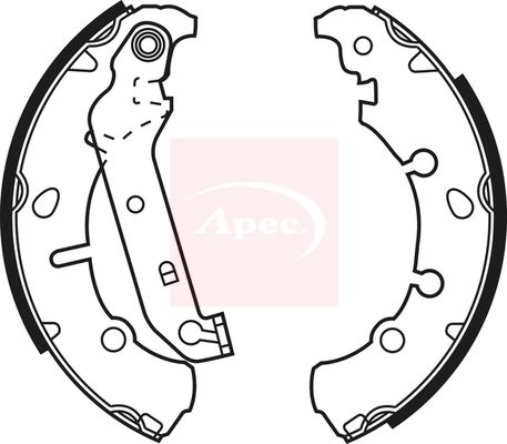 APEC Brake Shoe Set SHU635