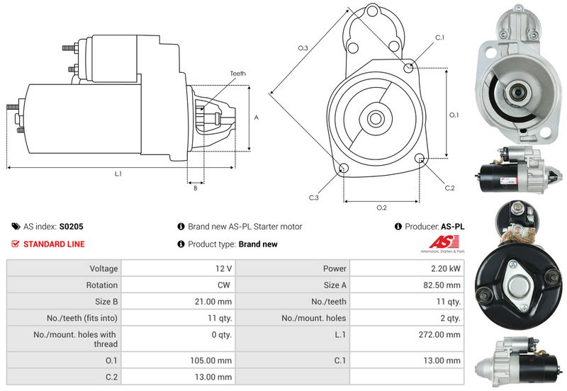 AS-PL S0205 Starter