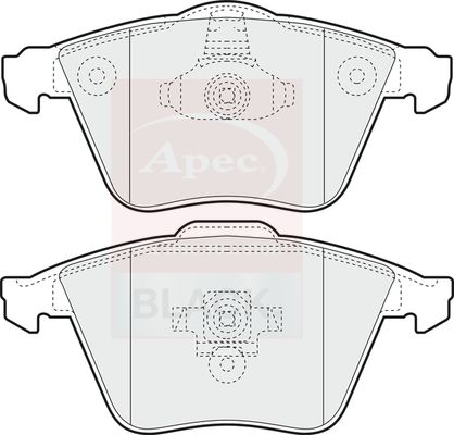 APEC Brake Pad Set, disc brake PAD1420B