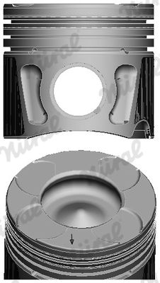 NÜRAL dugattyú 87-435706-10