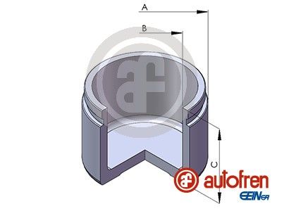 Поршень, гальмівний супорт, Autofren D0-25752