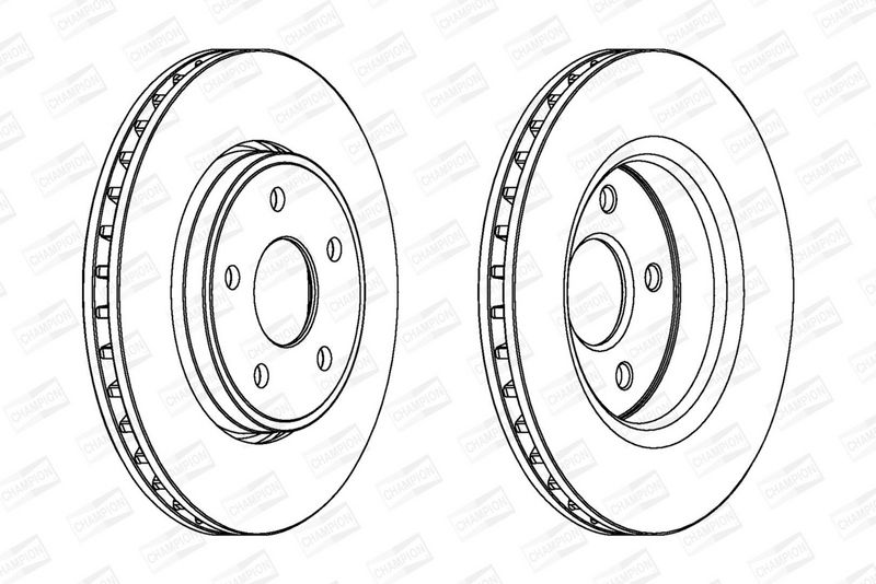 Disc frana 562854CH-1 CHAMPION