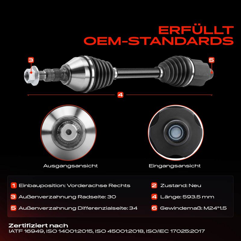 Frankberg 5481FB0010303 Drive Shaft