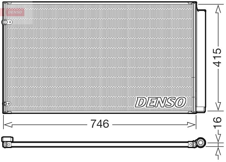 DENSO kondenzátor, klíma DCN51017